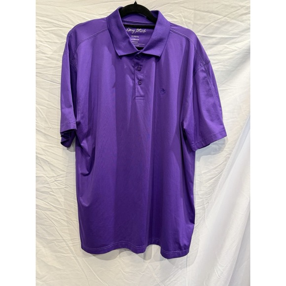 George Strait Other - George Strait Purple Polo Shirt Men's XL Collared 93% Polyester Short Sleeve